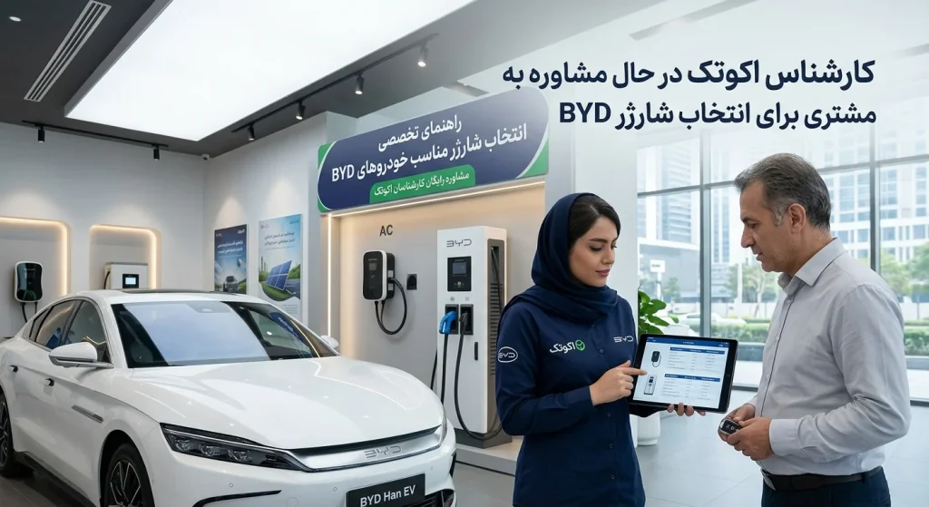 مشاوره خرید شارژر BYD توسط اکوتک